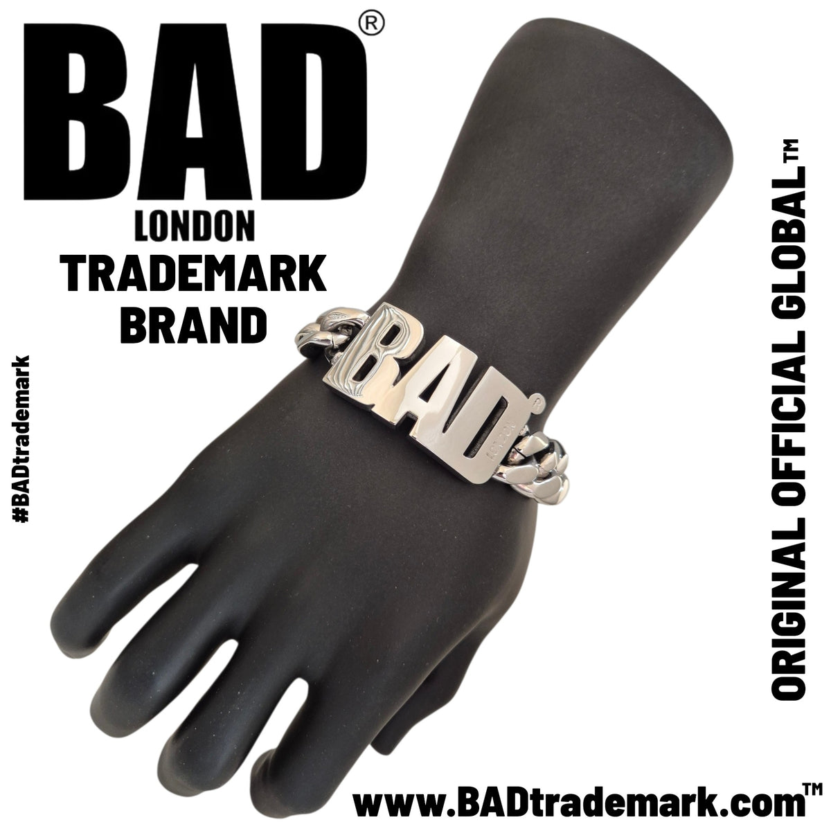 BAD Trademark Brand bracelet Global Born In London