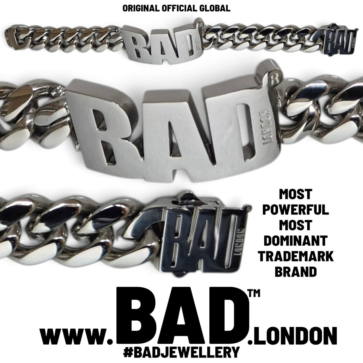 BAD Trademark Brand bracelet Global Born In London