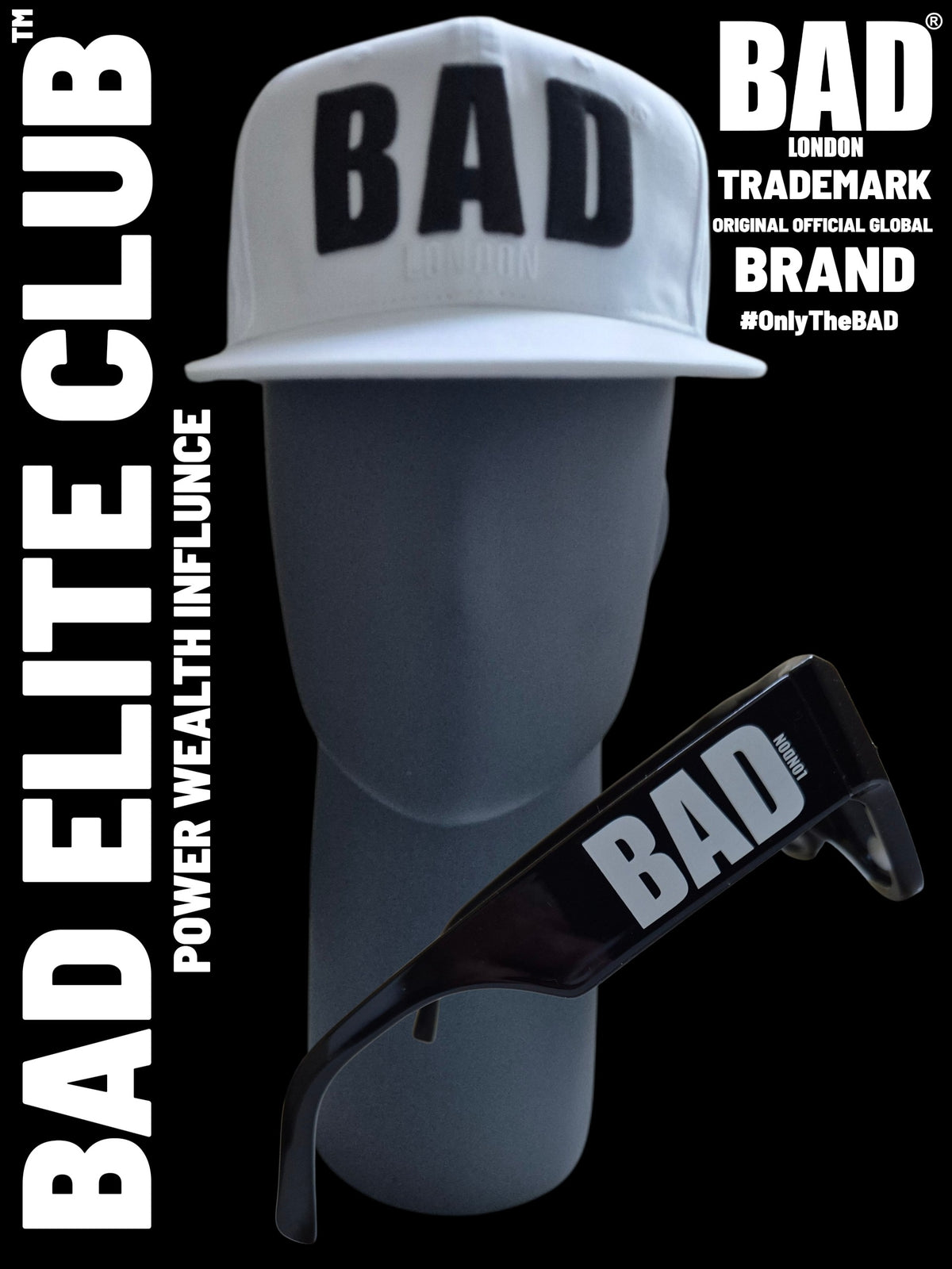 BAD Trademark Brand Original Official Global Headwear Cap BAD Man BAD Woman Lifestyle
