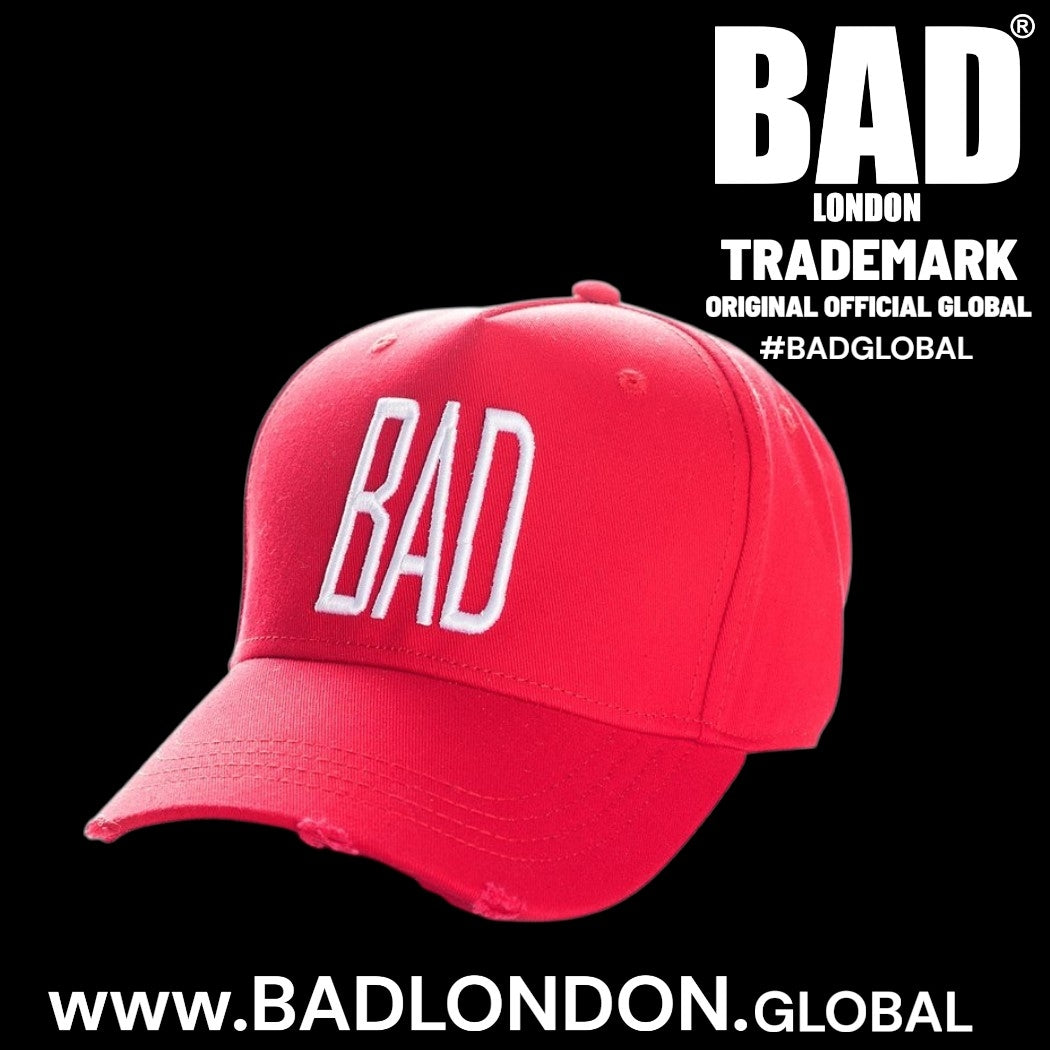 BAD Trademark Brand Original Official Global Headwear Cap BAD Man BAD Woman Lifestyle. READY FOR ACTION. Only The BAD.